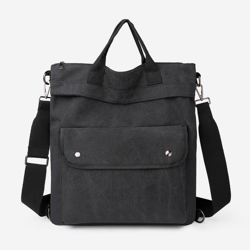 3-Way Use Large Capacity Canvas Backpack