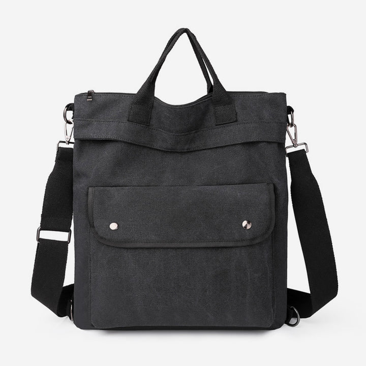 3-Way Use Large Capacity Canvas Backpack