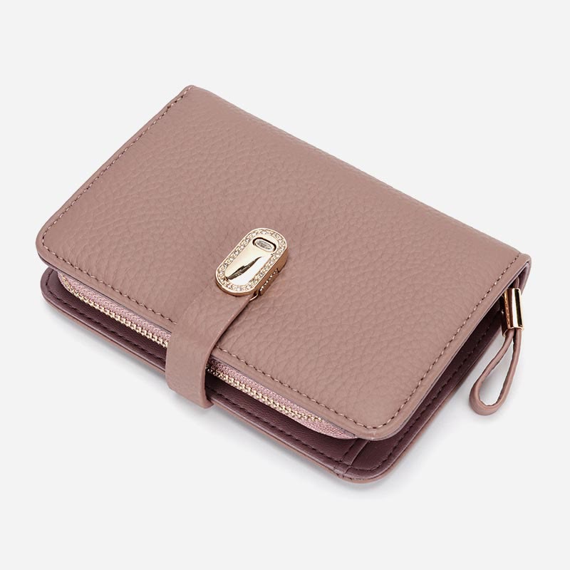 Wallet for Women Minimalist Multi-Slot Credit Card Holder Shopping Purse