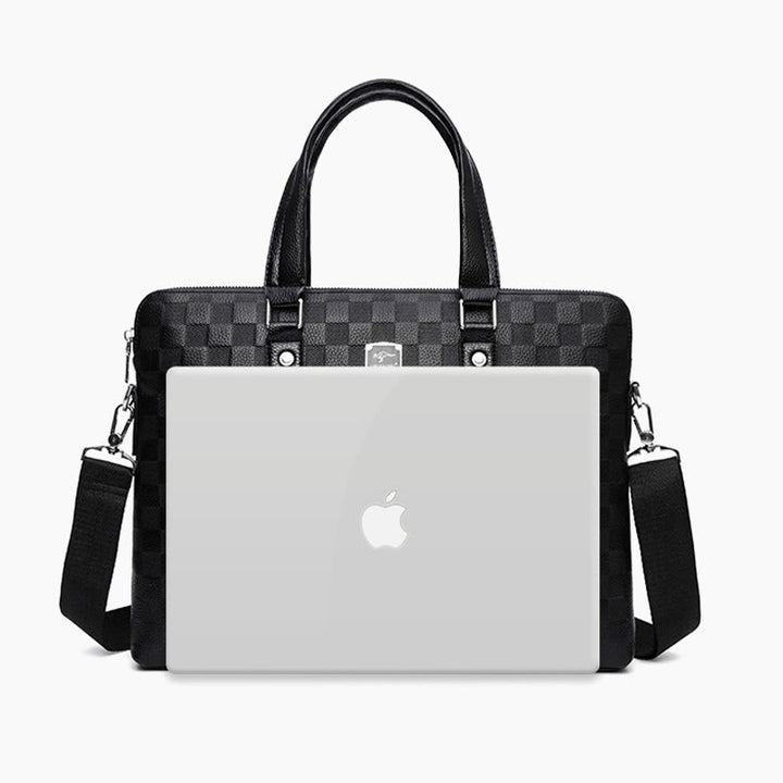 Briefcase For Men Business Trip Elegant Waterproof Crossbody Bag - image 15