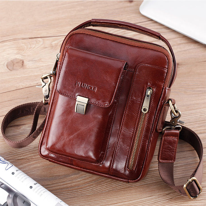 Large Capacity Multifunctional Leather Crossbody Bag