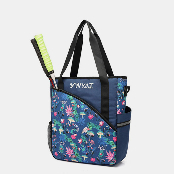 Tennis Shoulder Tote for Women Men Badminton Sling Bag Laptop Handbag - SteelBlue - image 15
