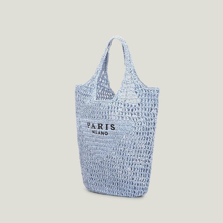 Beach Bag For Women Knitted Retro Hollowed Out Handbag - image 17