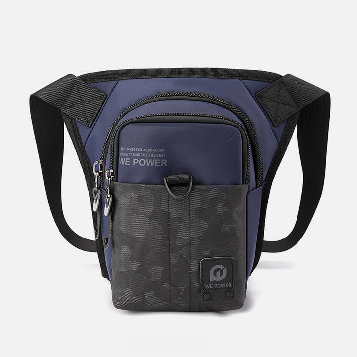 Outdoor Sports Purse For Men Durable Oxford Crossbody Leg Bag