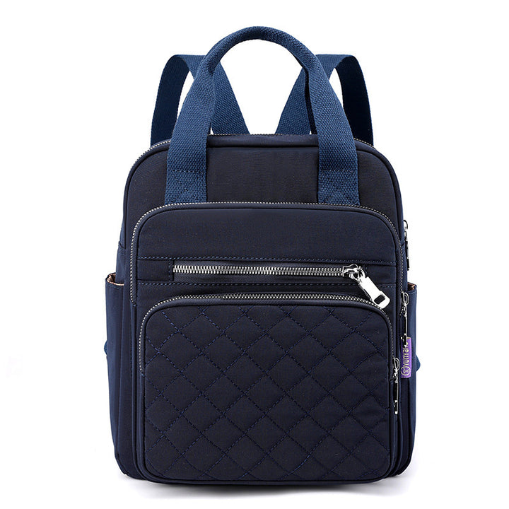 Quilted Backpack Stylish Shoulder Bag for Women Traval Casual Purses