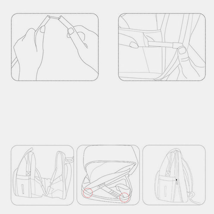Mommy Bag For Daily Outdoor Portable Folding Crib Leisure Mom Bag