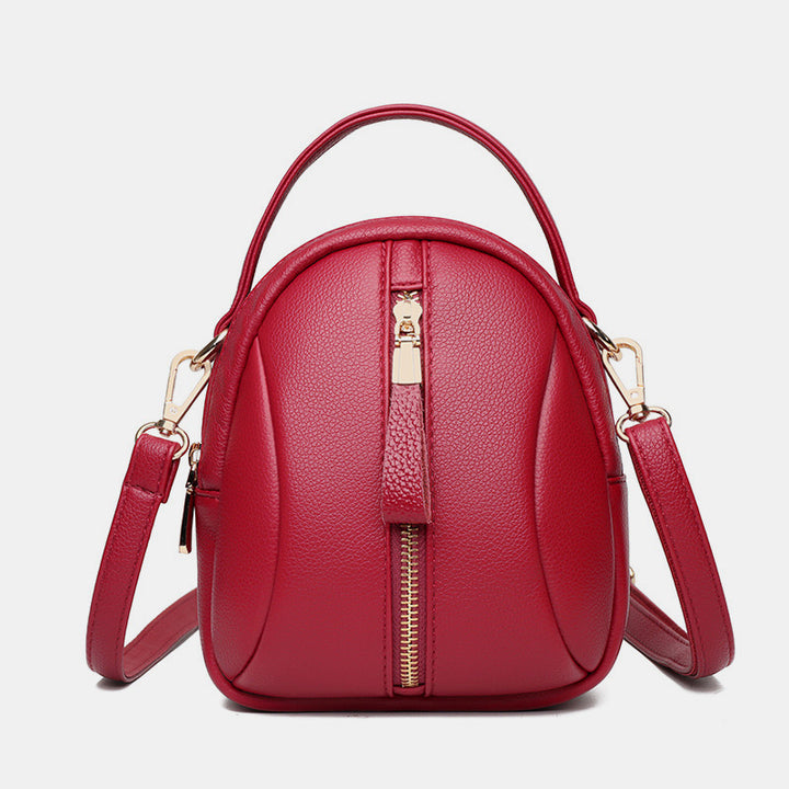 Multifunctional Elegant Solid Phone Bag With Earphone Hole