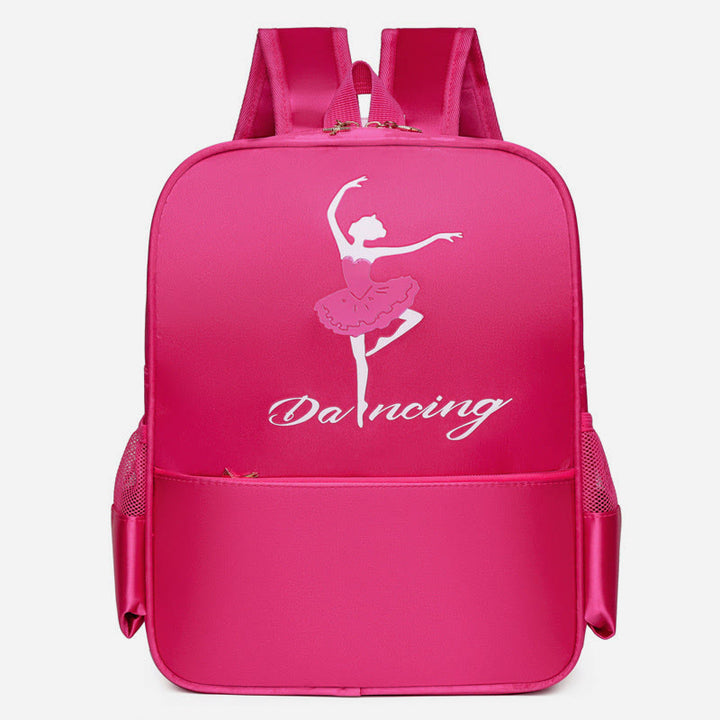 Girls Dance Backpack Ballerina Dress Decor Kids Dance Schoolbag