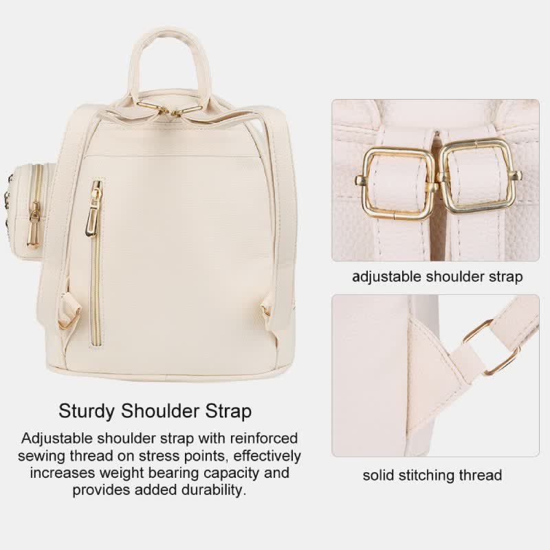 Women's Mini Backpack Fashion Travel Backpack Purses with Small Pouch