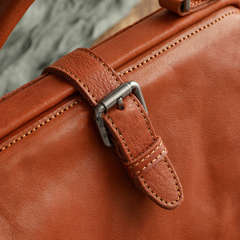 Retro Handmade Real Leather Handbag