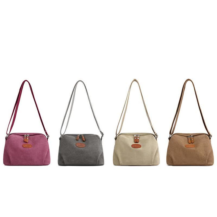 Canvas Crossbody Bag for Women Lightweight Small Shoulder Purse