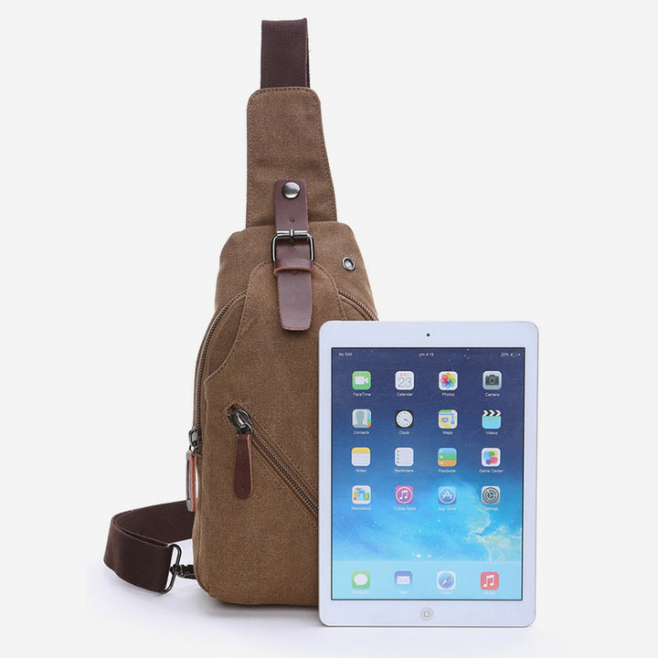 Multifunctional Vintage Canvas Sling Bag