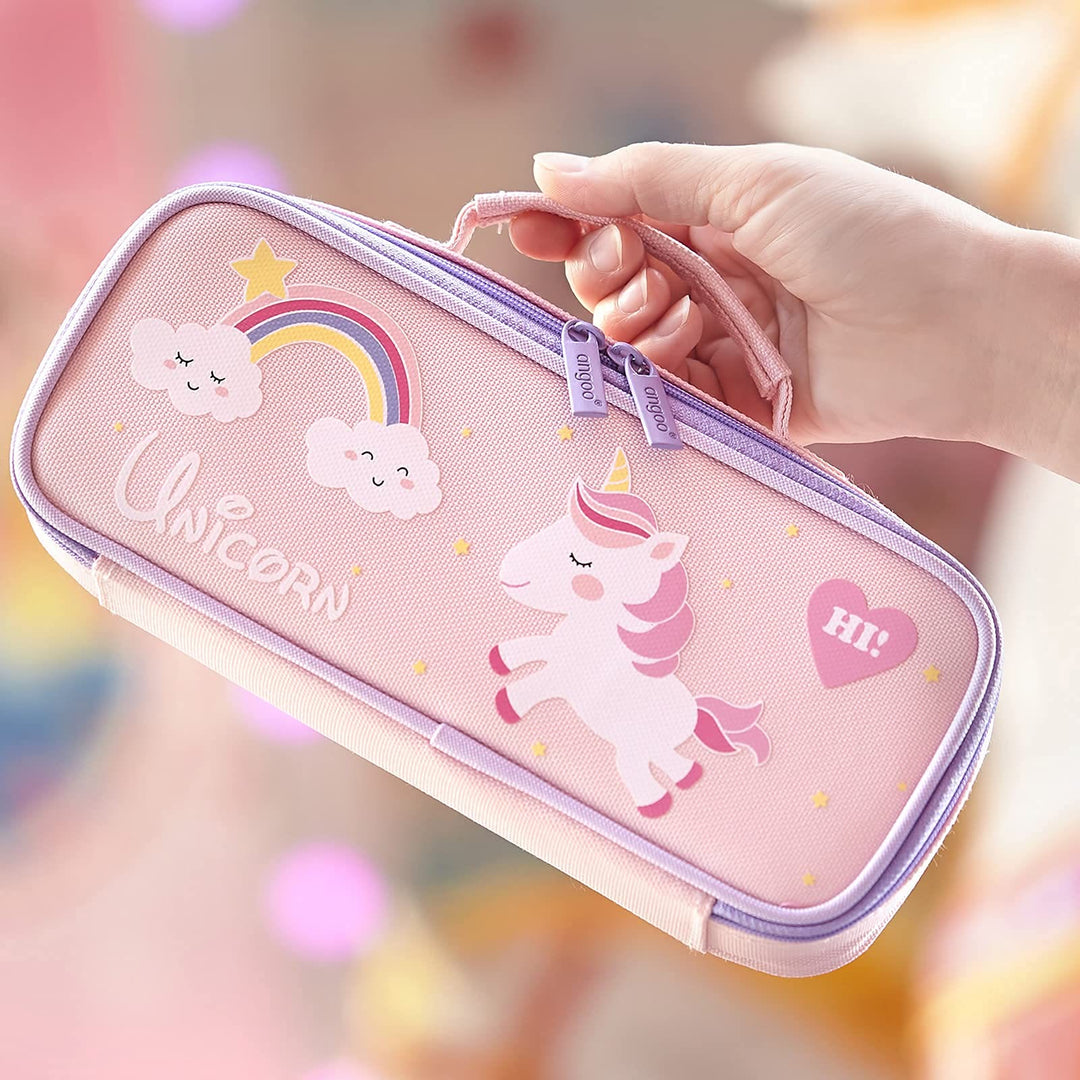 Cute Pencil Case For Kids Cartoon Style Roomy Case