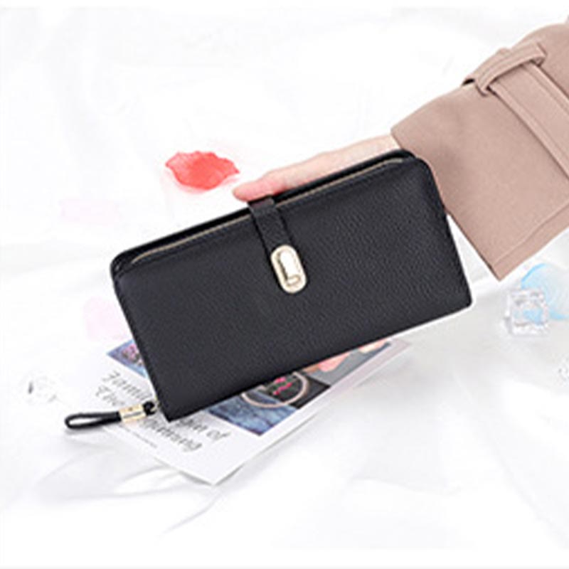 Wallet for Women Minimalist Multi-Slot Credit Card Holder Shopping Purse