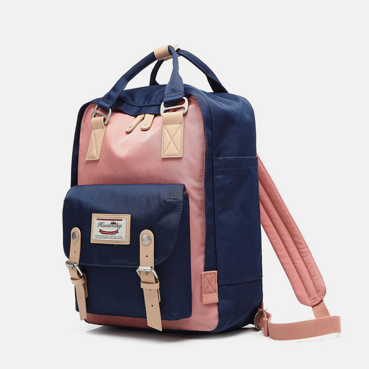 Large Multi-Pocket College Vinatge Travel Bakcpack