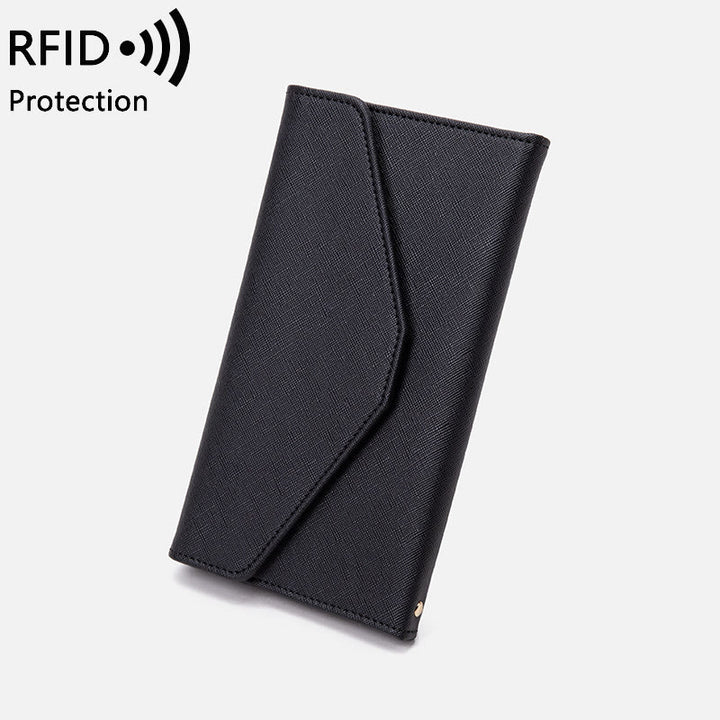 RFID Passport Holder For Travel Ultra Thin Multifunctional Document Bag