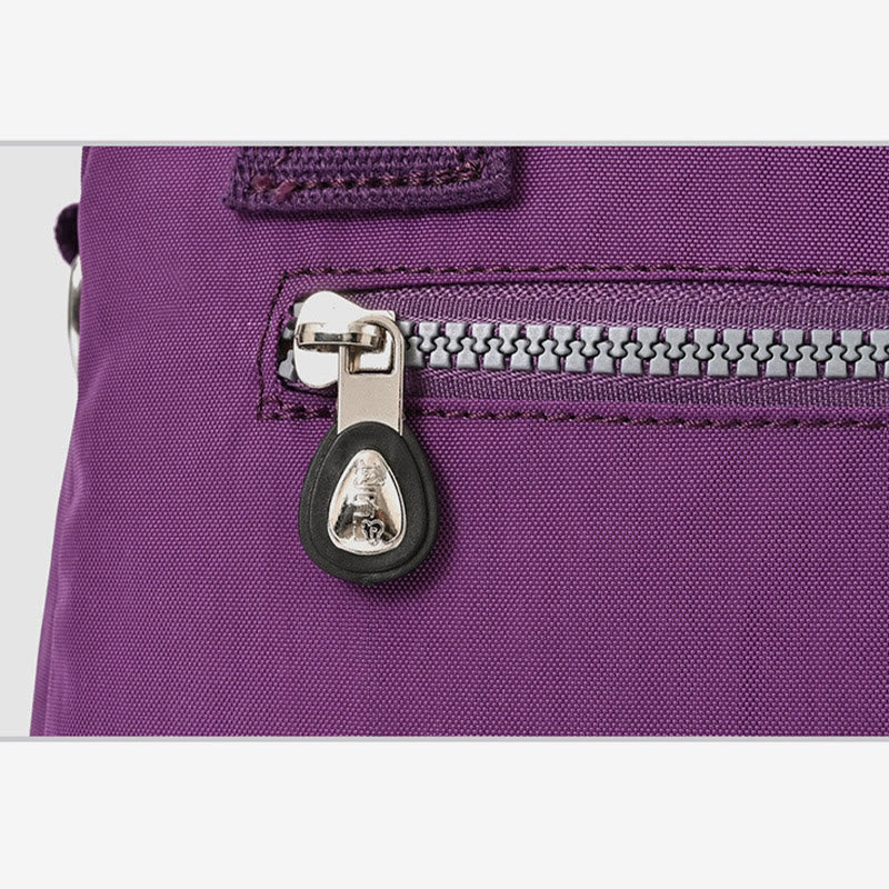 Multiple Use Backpack For Women Waterproof Nylon Portable Shoulder Purse
