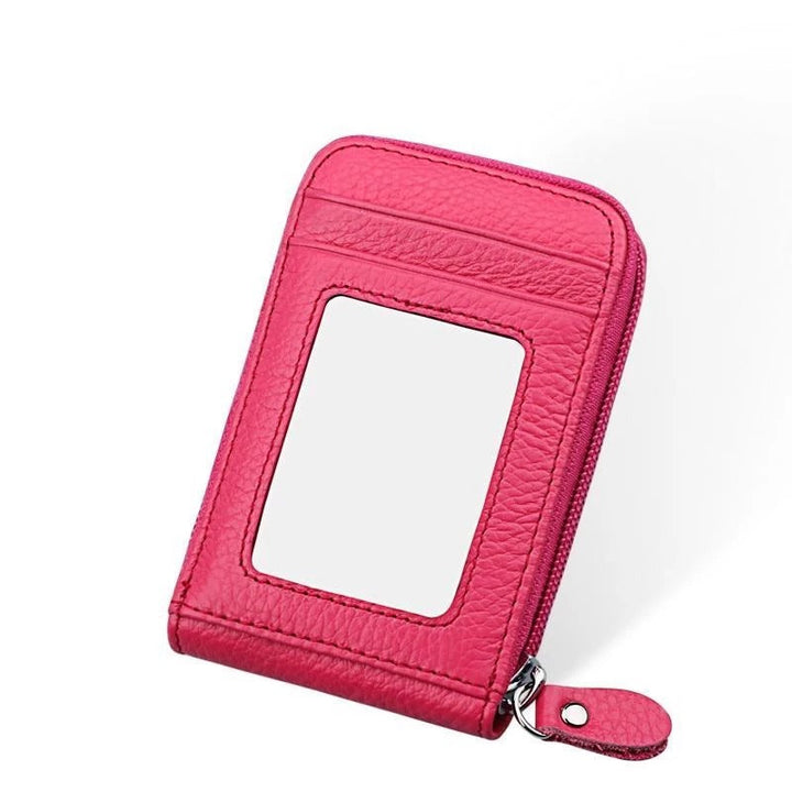 Large Capacity RFID Folding Wallet Card Holder