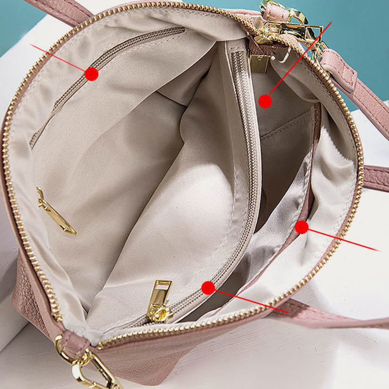 Small Soft Leather Hobo Handbag Fashion Crossbody Bag Shoulder Purse