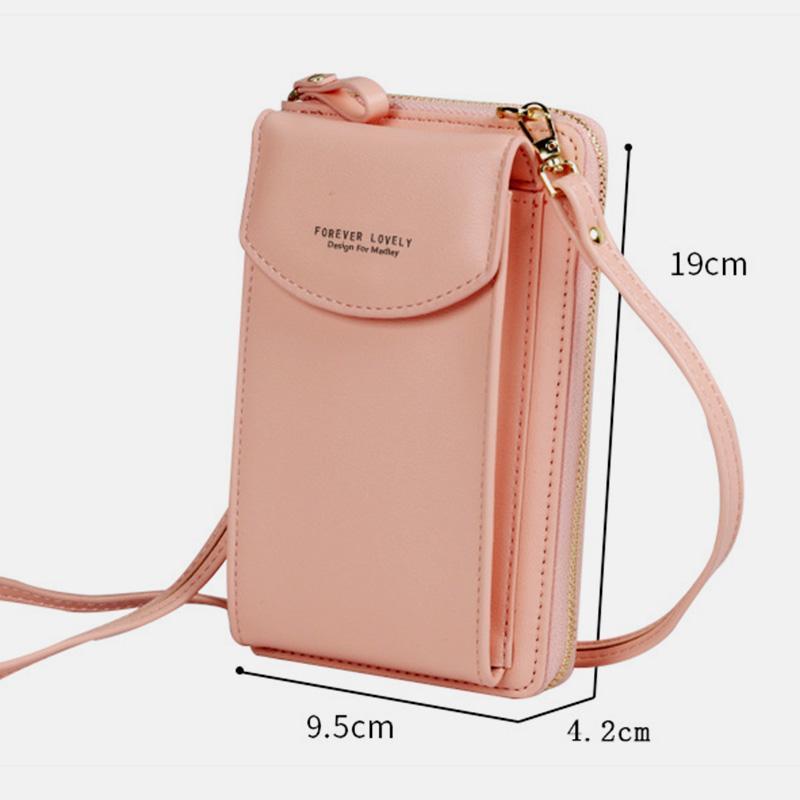 Multi-Pocket Large Capacity Solid Phone Bag