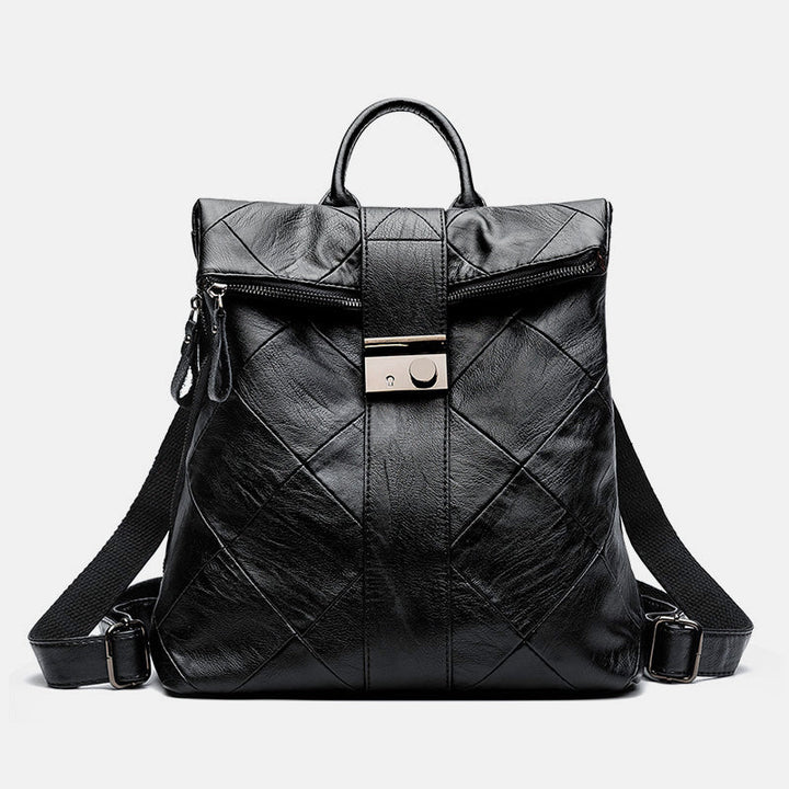 Genuine Leather Vintage Anti-Theft Backpack