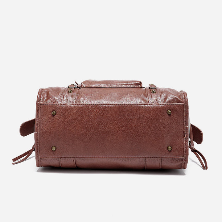 Vintage Tassel Top Handle Bag Women Portable Travel Crossbody Bag