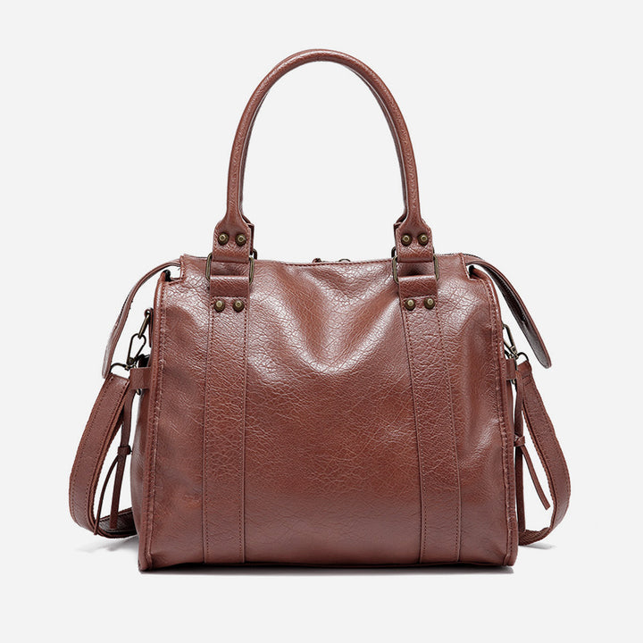 Vintage Tassel Top Handle Bag Women Portable Travel Crossbody Bag