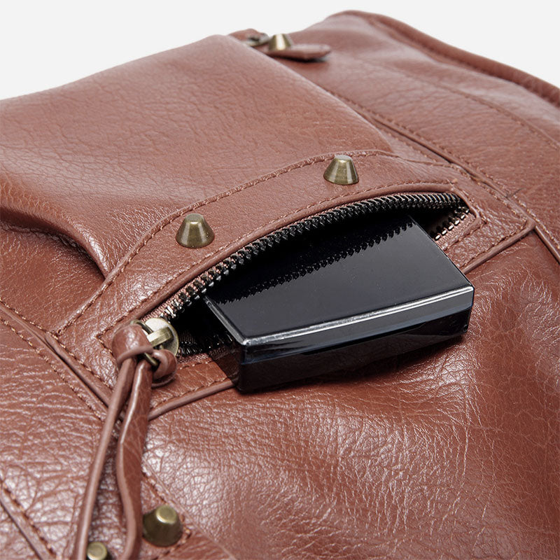 Vintage Tassel Top Handle Bag Women Portable Travel Crossbody Bag