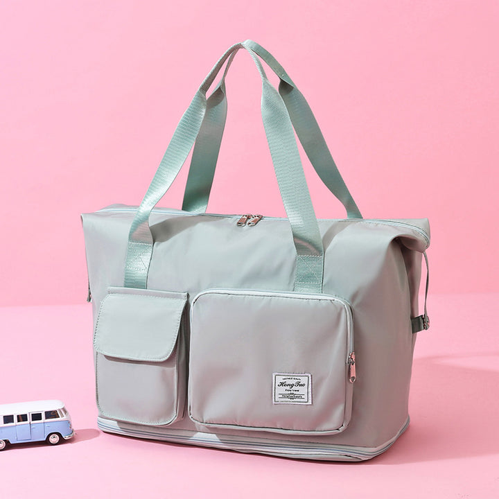 Large Capacity Portable Duffel Bag for Women Men Foldable Travel Handbag