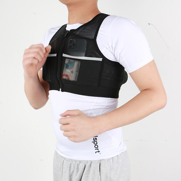 Women Men Vest Bag For Outdoor Sports Polyester Backpack