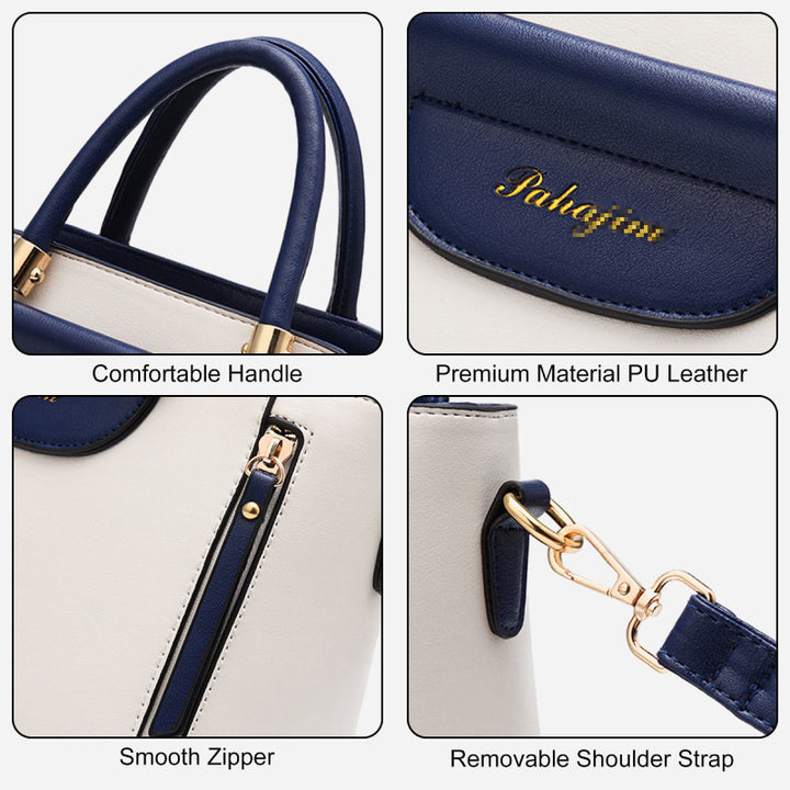 Elegant Top Handle Satchel Crossbody Bag