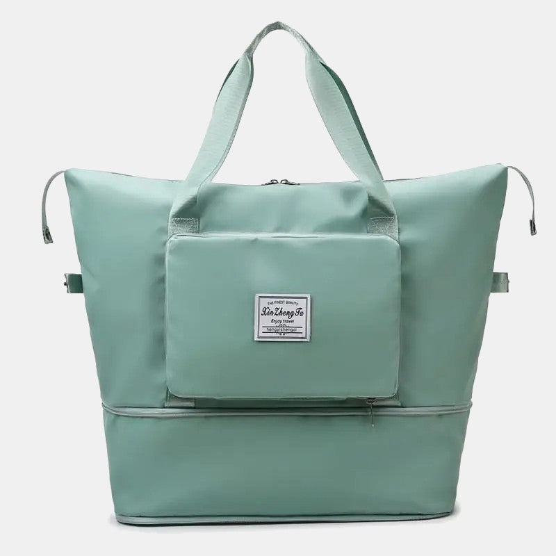 <Shipped within 24 hours> Versatile Duffel Bag Foldable Tote Handbag for Sports Travel