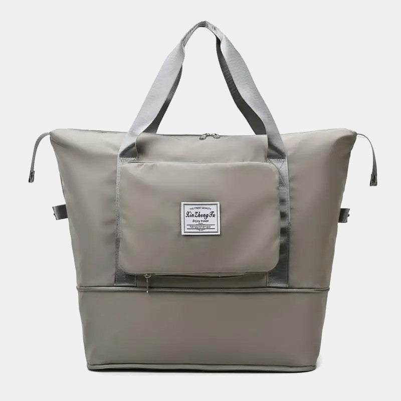 <Shipped within 24 hours> Versatile Duffel Bag Foldable Tote Handbag for Sports Travel - SlateGray - image 14