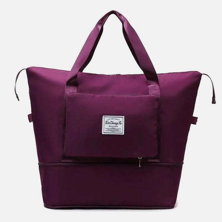 <Shipped within 24 hours> Versatile Duffel Bag Foldable Tote Handbag for Sports Travel