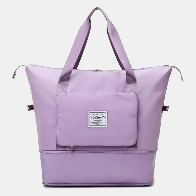 Travel Duffel Bag Sport Gym Bag Tote Weekender Overnight Bag Handbag - MediumPurple - image 12