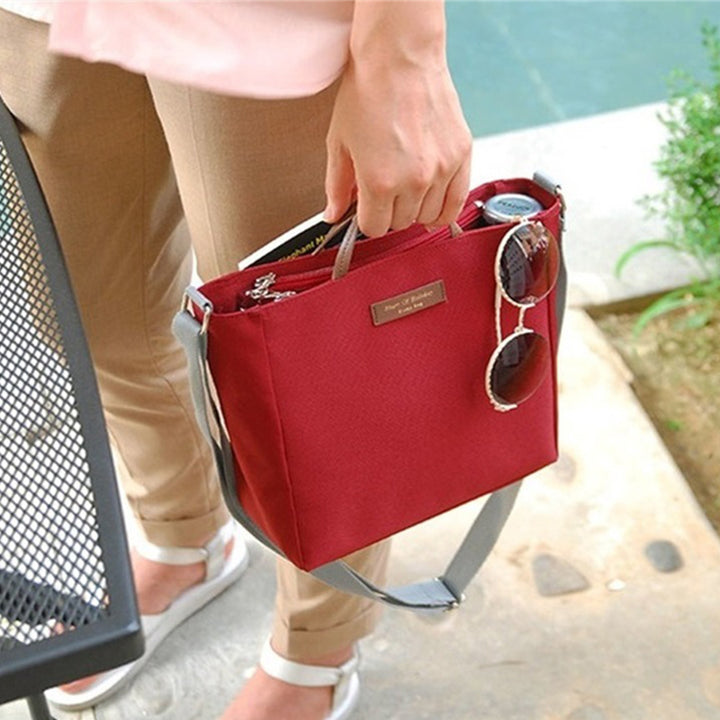 Mini Tote For Women Travel Lightweight Multi Compartment Crossbody Bag
