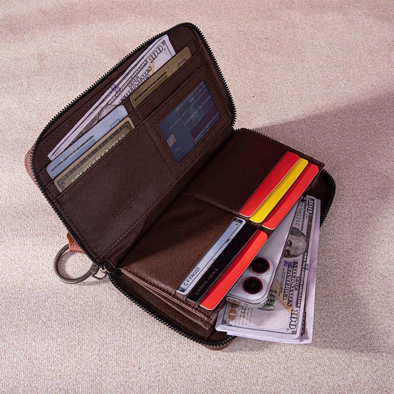 Bohemian Wallet Vintage Canvas Ethnic Style Small Clutch For Women