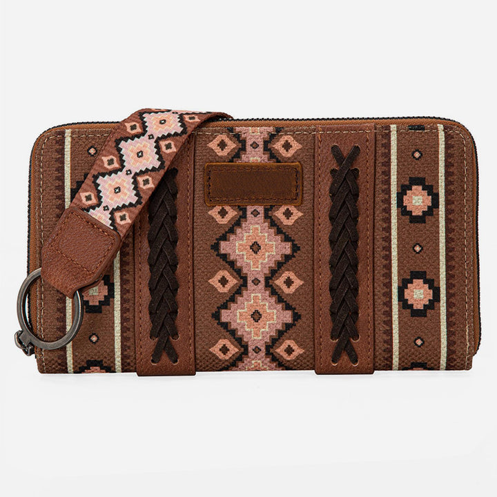 Bohemian Wallet Vintage Canvas Ethnic Style Small Clutch For Women
