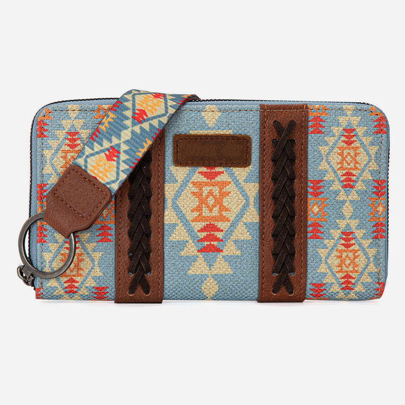 Bohemian Wallet Vintage Canvas Ethnic Style Small Clutch For Women