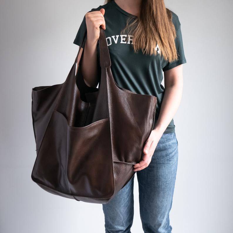 Vintage Oversized Tote Bag