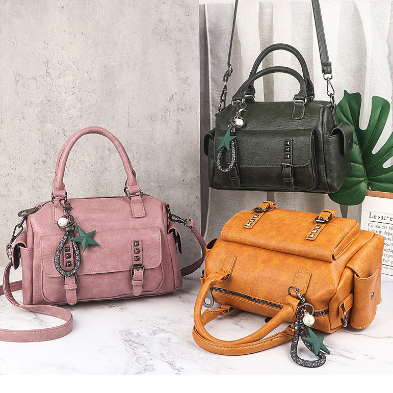 Large Capacity Elegant Rivet Tote Bag
