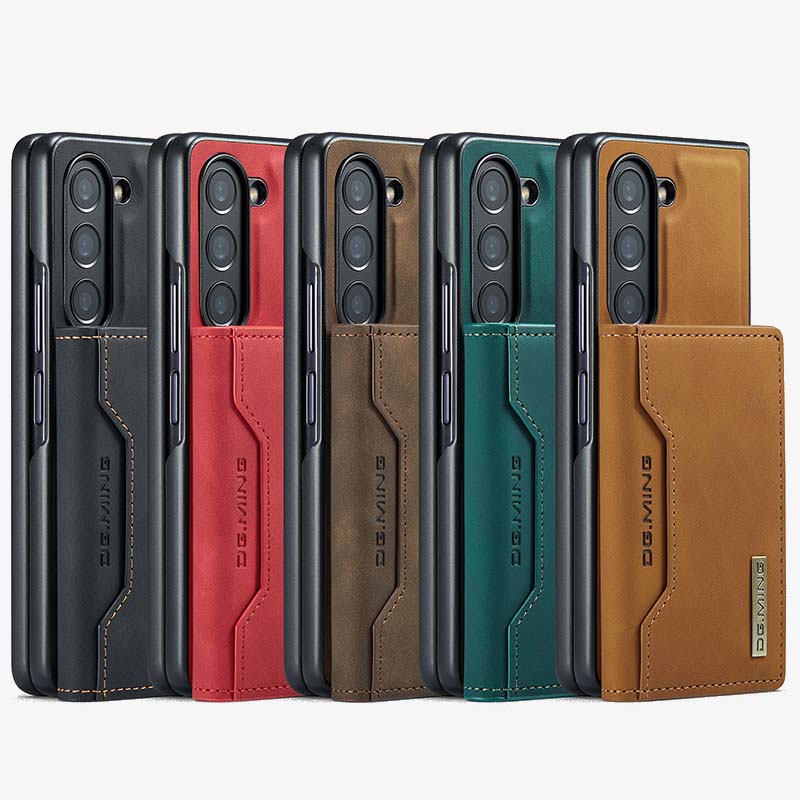 Samsung Fold Magnetic Card Case Protective Leather Phone Case