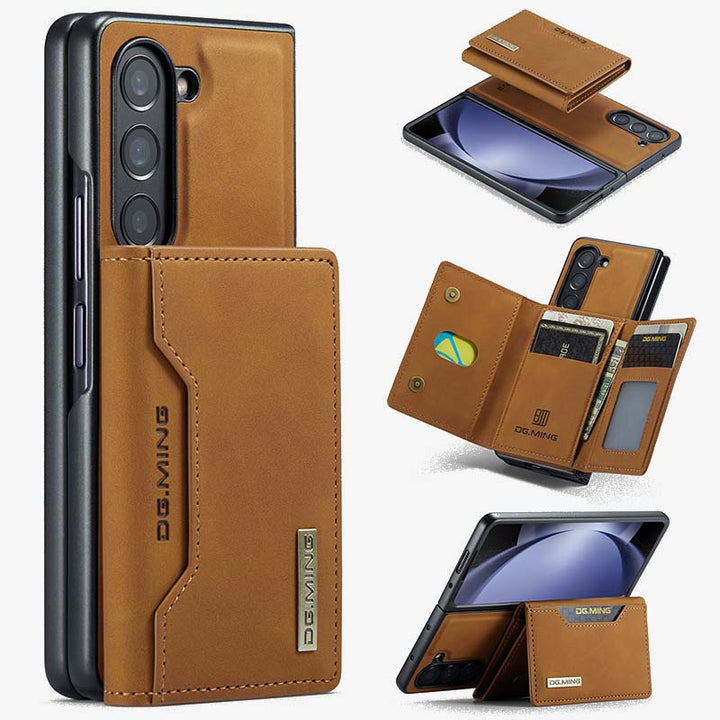 Samsung Fold Magnetic Card Case Protective Leather Phone Case
