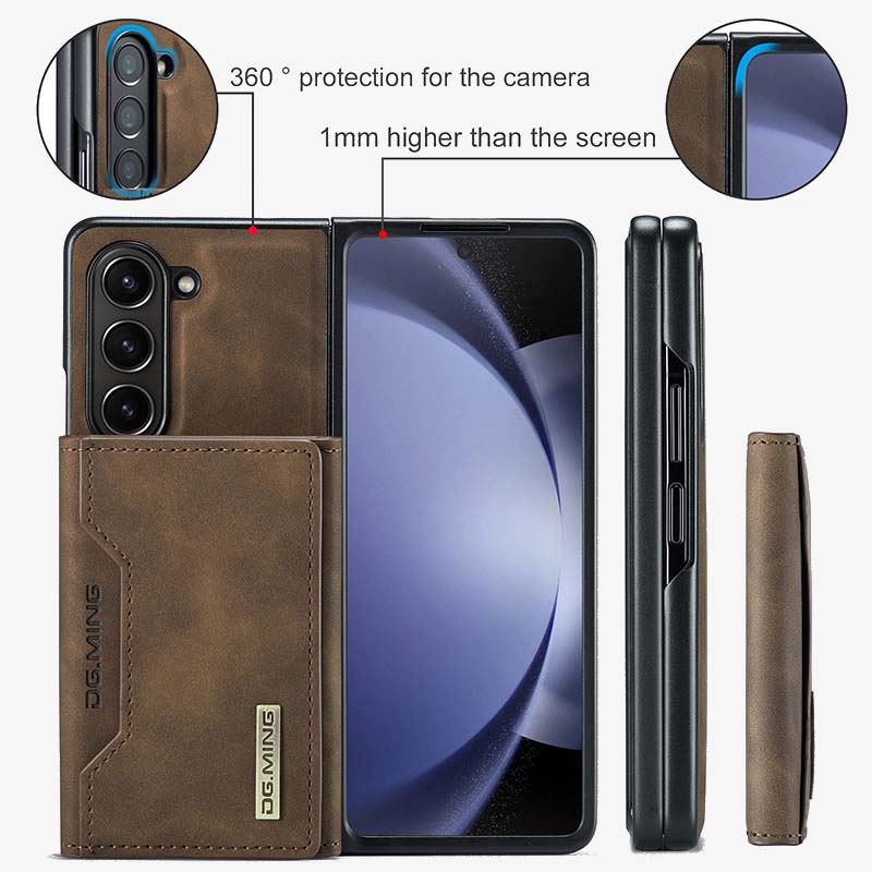 Samsung Fold Magnetic Card Case Protective Leather Phone Case