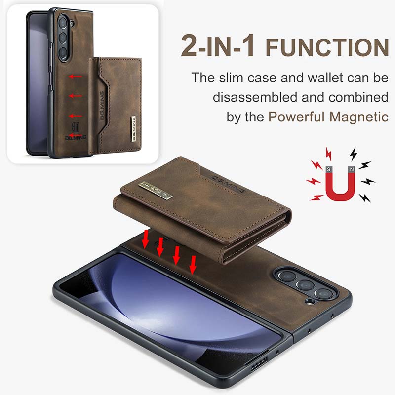 Samsung Fold Magnetic Card Case Protective Leather Phone Case