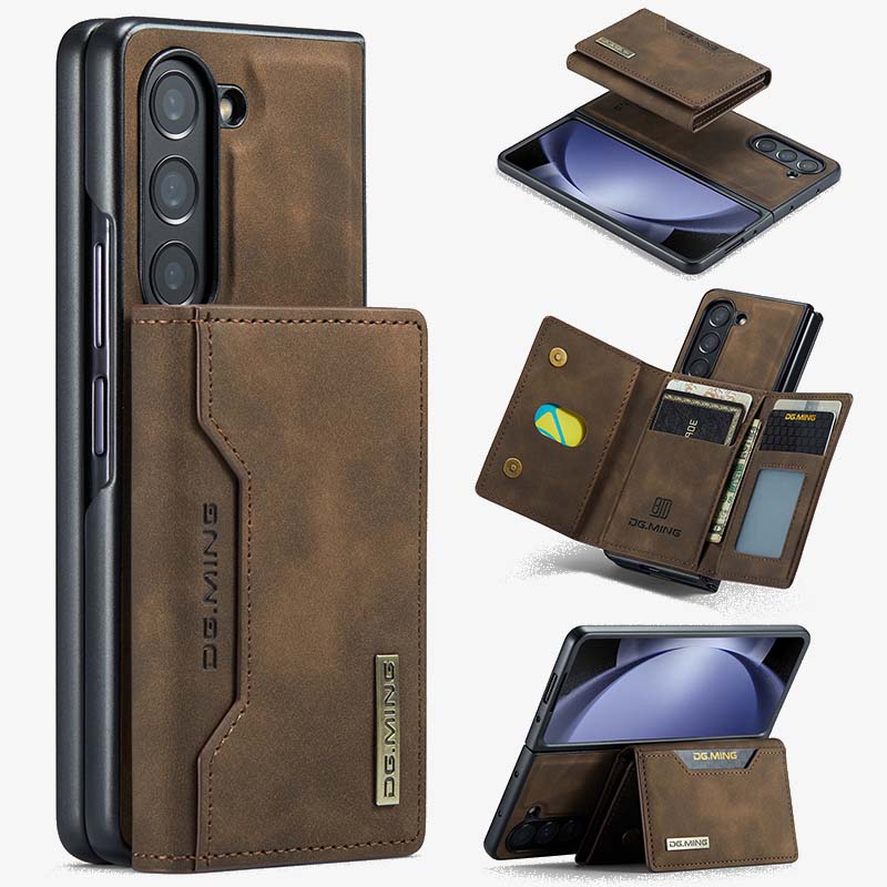 Samsung Fold Magnetic Card Case Protective Leather Phone Case