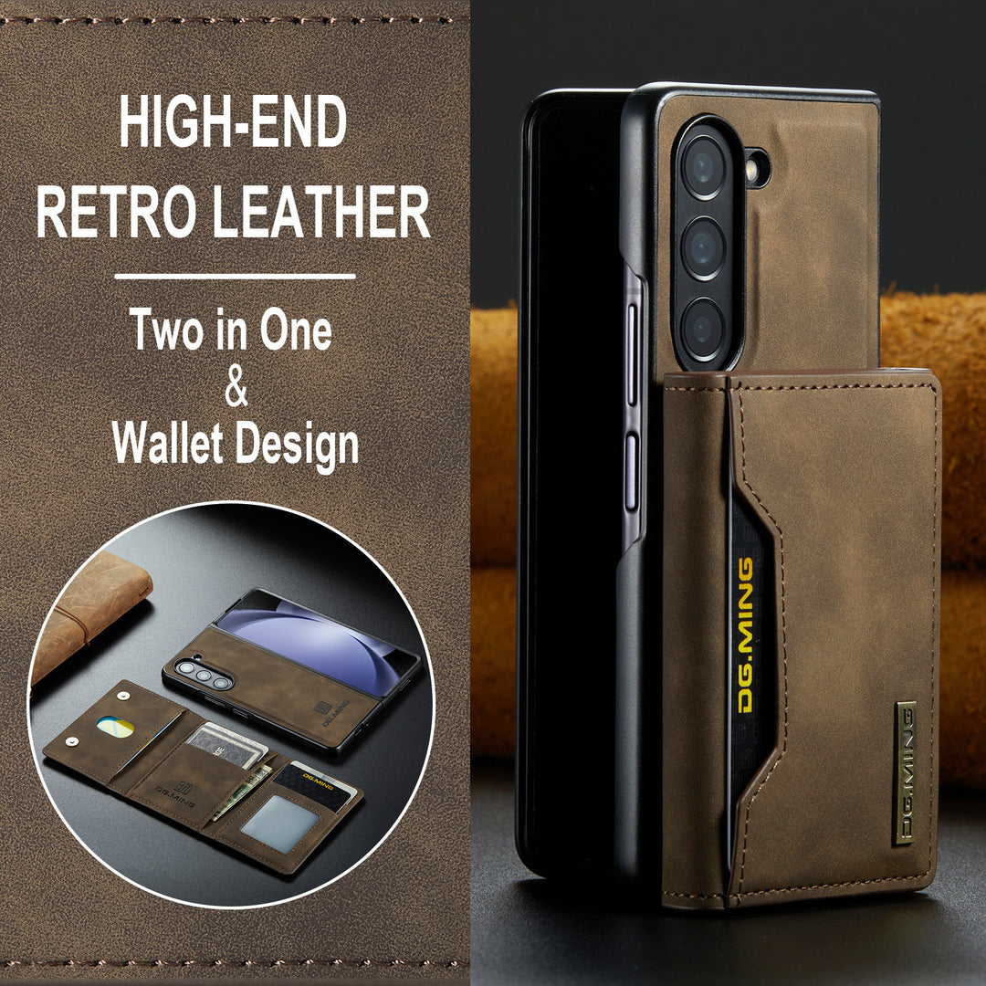 Samsung Fold Magnetic Card Case Protective Leather Phone Case