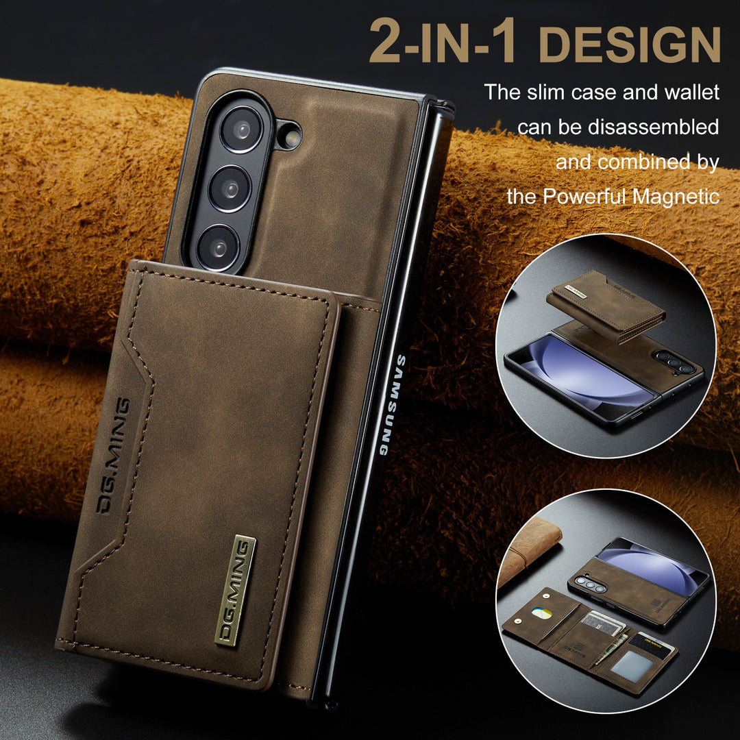 Samsung Fold Magnetic Card Case Protective Leather Phone Case