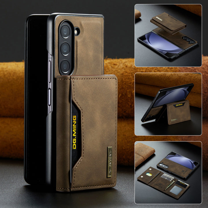 Samsung Fold Magnetic Card Case Protective Leather Phone Case