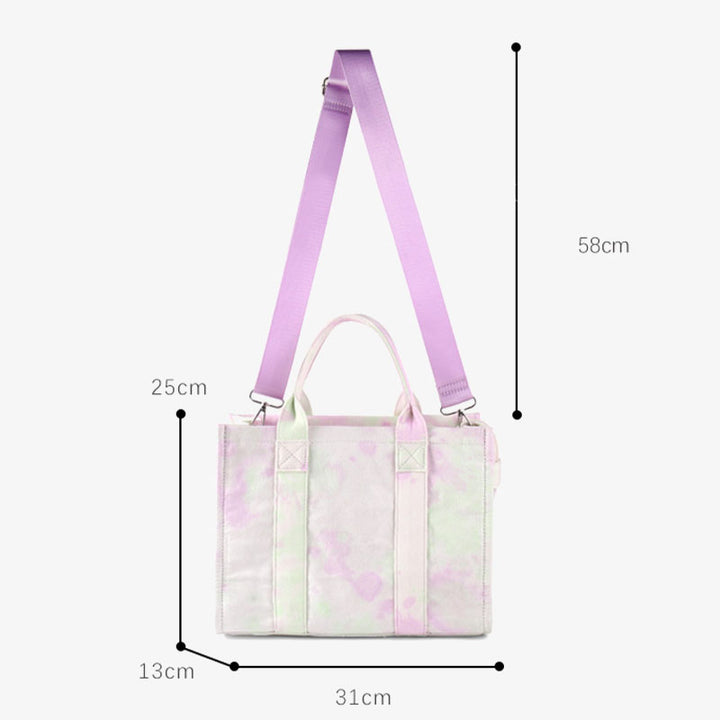 Canvas Tote For Women Commuter Ethnic Strap Crossbody Handbag